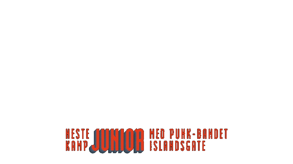Neste Kamp Junior med punk-bandet Islandsgate